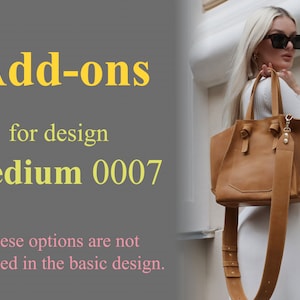Add-ons for MEDIUM tote bag design No.0007 / Your customized order