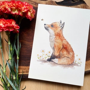 Impression DinA4 Petit Renard