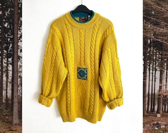 Vintage Pulli Yellow