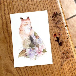 Renard de carte postale