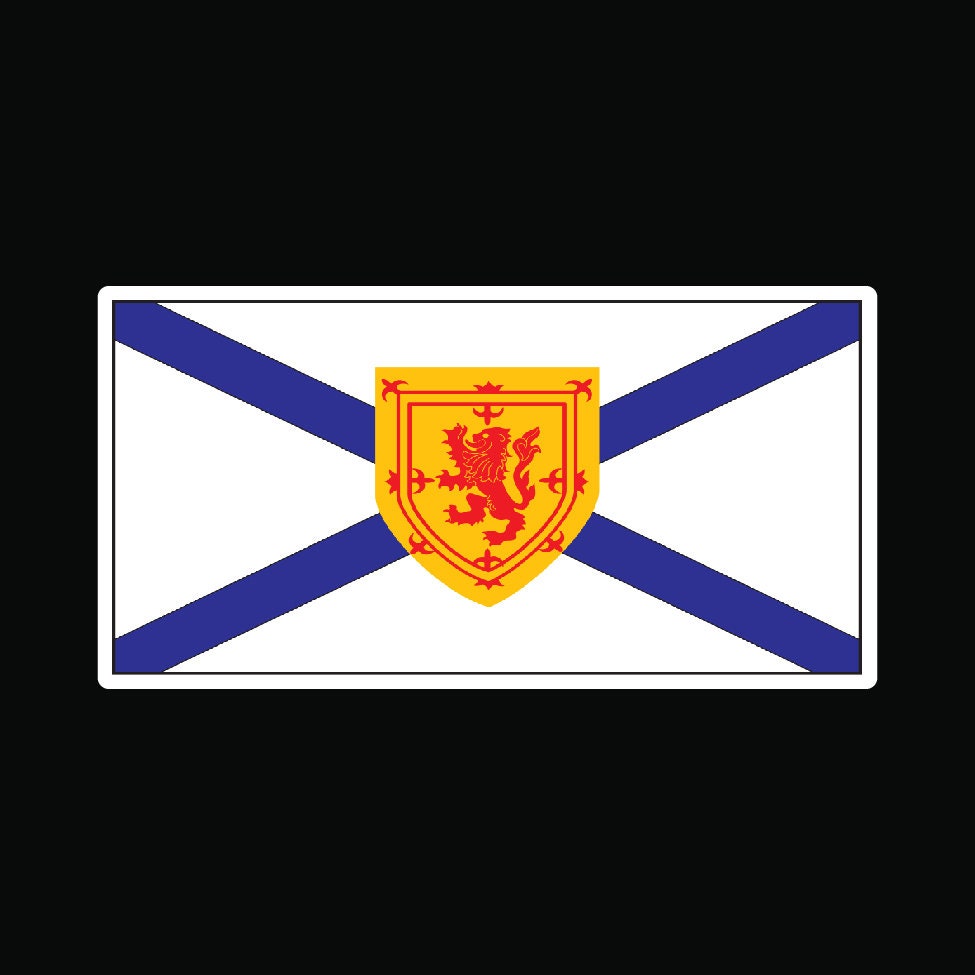NOVA SCOTIA PROVINCE CANADA FLAG ANY SIZE VINYL DECAL BUMPER STICKER P102 