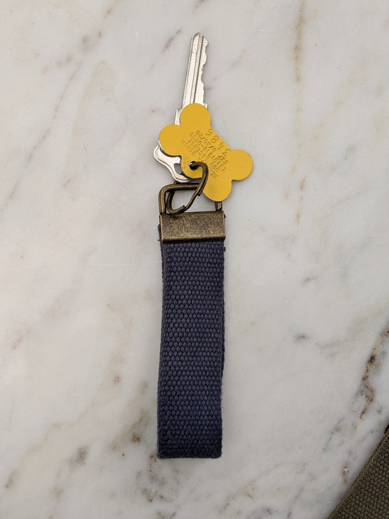 Repurposed Dog Collar Key Chain Key Fob and Lanyard. Etsy