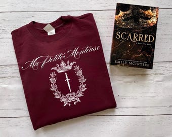 Licensed Scarred By Emily McIntire Sweatshirt, Never After Series, Tristan Faasa, Sara Beatreaux, Hooked, Hexed, Crossed, Ma Petite Monteuse