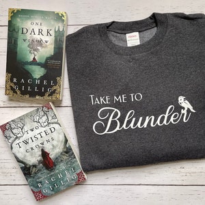 Licensed One Dark Window Sweatshirt, Two Twisted Crowns Apparel, The Shepherd King Merch, Rachel Gillig, Raven Yew, Elspeth Spindle