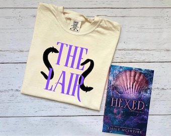 Licensed Hexed By Emily McIntire Shirt, Never After Series, Sea Wheel Atlantic Cove, In My Mermaid Era, The Lair, Hooked, Hexed, Scarred