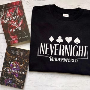 A Touch Of Darkness Inspired Sweatshirt, Nevernight, Scarlett St Clair Inspired, Hades and Persephone, Romantasy, Greek Mythology Underworld