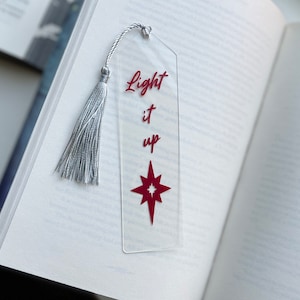 Licensed Crescent City Bookmark, Light It Up, Bryce and Hunt, The Pack of Devils, SJM, Crescent City Merch, Gifts for Readers, Fantasy Reads