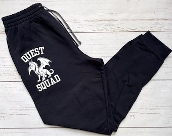 Wingleader Quest Squad Joggers, Lightning Wielder, Dragon Rider, Fantasy Reader Dragons Apparel, Romantasy, Book Club, Bookish Babe
