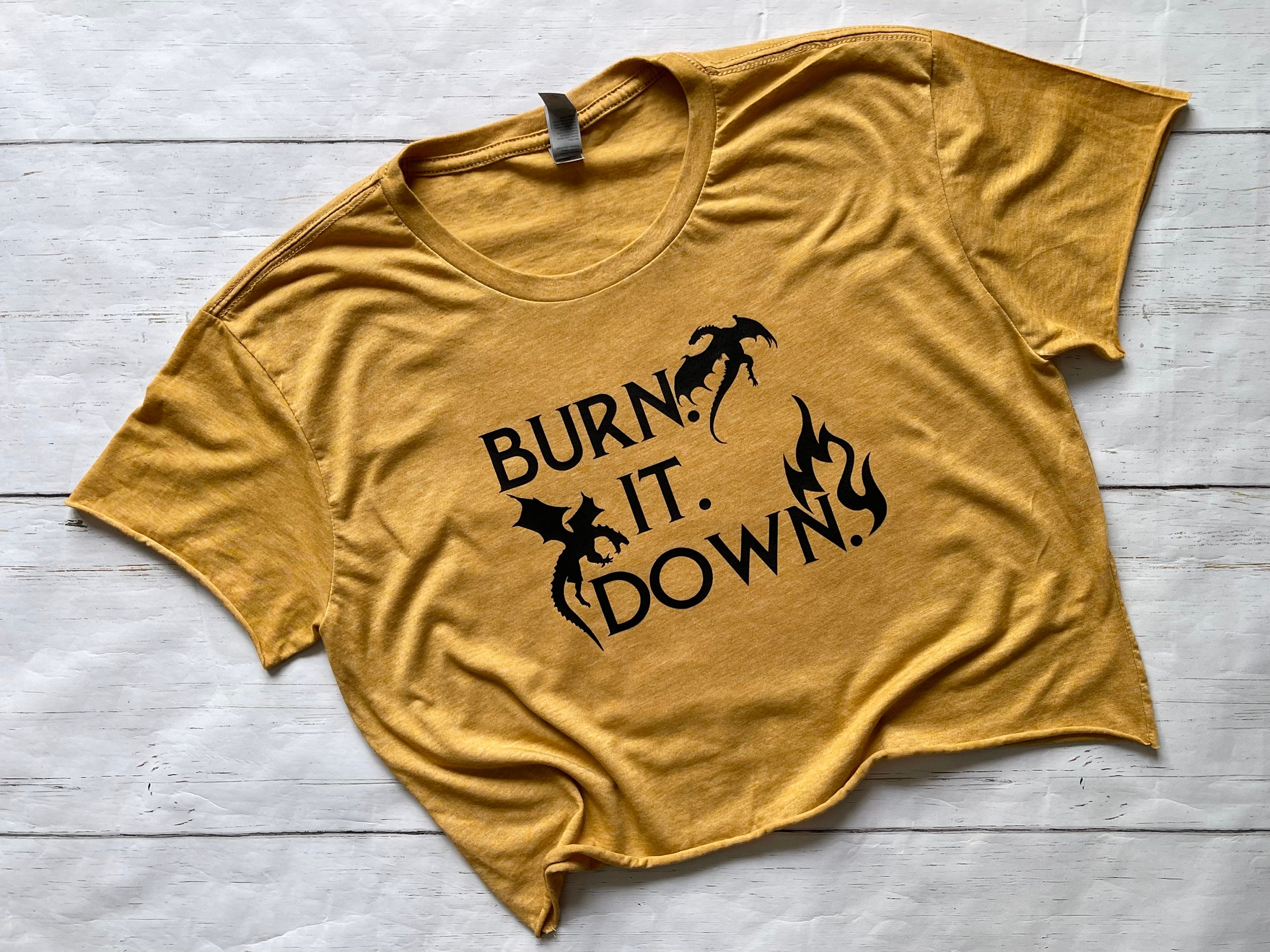 【Darcsport】BURN IT DOWN OVERSIZED TEE- L