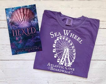 Licensed Hexed By Emily McIntire Shirt, Never After Series, Sea Wheel Atlantic Cove, In My Mermaid Era, The Lair, Hooked, Hexed, Scarred