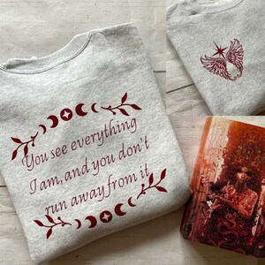 Licensed Crescent City Sweatshirt, SJM Merch, Bryce Quinlan, Hunt Athalar, Umbra Mortis, Lunathion, Mates, Fantasy Reader, Starborn