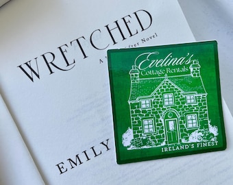 Licensed Wretched By Emily McIntire Sticker, Original Design, Never After Series, Bookish Sticker, Evelina Westerly, Dark Romance Sticker