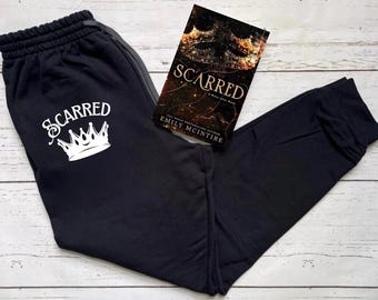Licensed Scarred By Emily McIntire Joggers, Never After Series, Tristan Faasa, Sara Beatreaux, Hexed, Wretched, Hooked, Morally Grey, Read