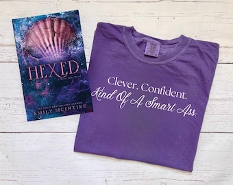 Licensed Hexed By Emily McIntire Shirt, Never After Series, Sea Wheel Atlantic Cove, In My Mermaid Era, The Lair, Hooked, Hexed, Scarred