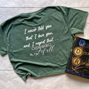 Divine Rivals Inspired Crop Shirt Iris Winnow Roman Kitt - Etsy