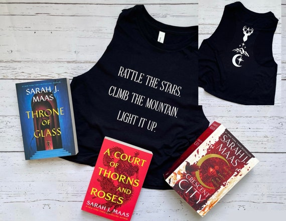 Licensed Maasverse Workout Tank, Bookish Workout Apparel, ACOTAR, Crescent City, Throne of Glass, ACOSF, Sarah J Maas, Valkyrie, Light It Up