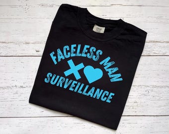 The Faceless Man Comfort Colors Tee, Masked Men Dark Romance, Stalker Romance, Booktok, Reader Gift, Soul As Black As Night, Morally Grey