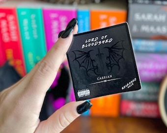 Licensed Sarah J Maas Album Cover Stickers, Cassian, Rhysand, Azriel, Hunt Athalar, Rowan Whitethorn, Winged Men, Book Boyfriends, Illyrian