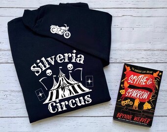 Licensed Silveria Circus Scythe And Sparrow Sweatshirt, Brynne Weaver Apparel, The Show Can’t Start Until You Jump, Ruinous Love