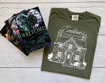 Licensed Wretched By Emily McIntire Shirt, Never After Series, Evelina Westerly, Westerly Botany, Nicholas Woodsworth, Hexed, Hooked, Books