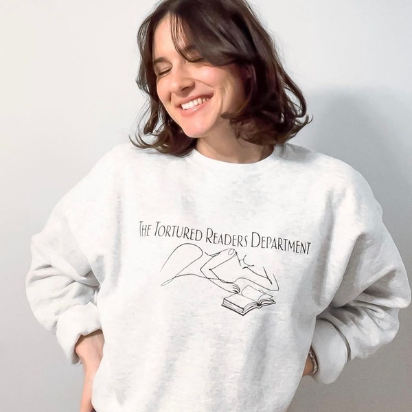 The Tortured Readers Department Sweatshirt, TTPD, Gifts For Readers, Bookish Babe Merch, Tortured Poets, Cozy Reading Attire