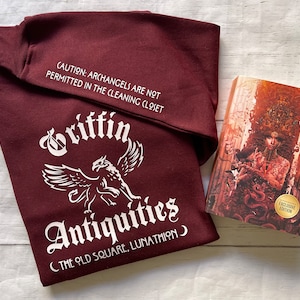 Licensed Griffin Antiquities Crescent City Sweatshirt, SJM Merch, Bryce Quinlan Hunt Athalar Lehabah, Lunathion, Starborn, Crescent City