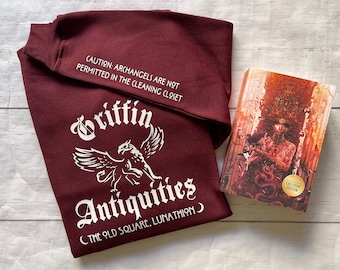 Licensed Griffin Antiquities Crescent City Sweatshirt, SJM Merch, Bryce Quinlan Hunt Athalar Lehabah, Lunathion, Starborn, Crescent City