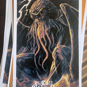 Call Of Cthulhu 12x18 Print