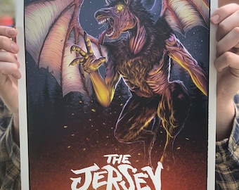 The Jersey Devil - 12x18 Poster Print