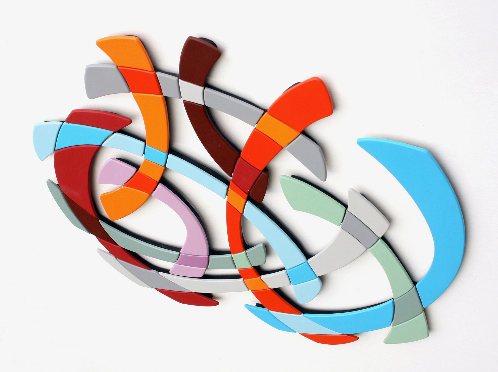 Wood Wall Art Wall Sculpture Cluster Interior Design - Etsy UK
