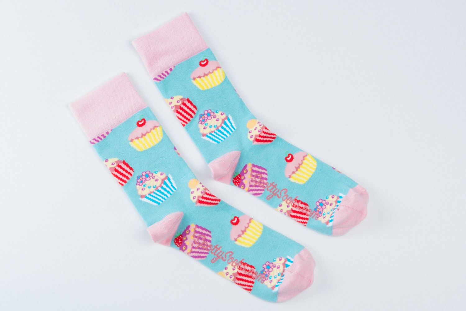 Cupcake Socks Womens socks Colorful socks Cool socks Etsy