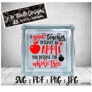 Un buen profesor merece un diseño personalizado de apreciación del profesor de archivos svg de Apple