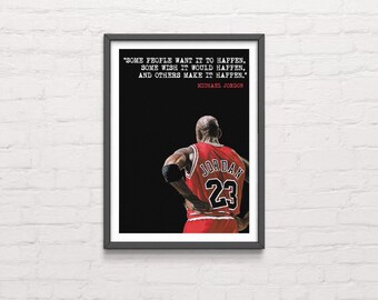 マイケル・ジョーダン | バスケットボール | アイコンプリント | バスケットボールギフト | 男性へのギフト | 女性へのギフト |