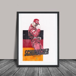 Micheal Schumacher - Print