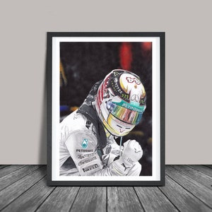 Lewis Hamilton Singapore 2018 - prints