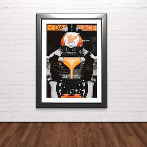 Lando Norris Gulf Livery | Formula One Artwork | Motorsport Prints | F1 Gifts | Gifts For Him | Gifts For Her |