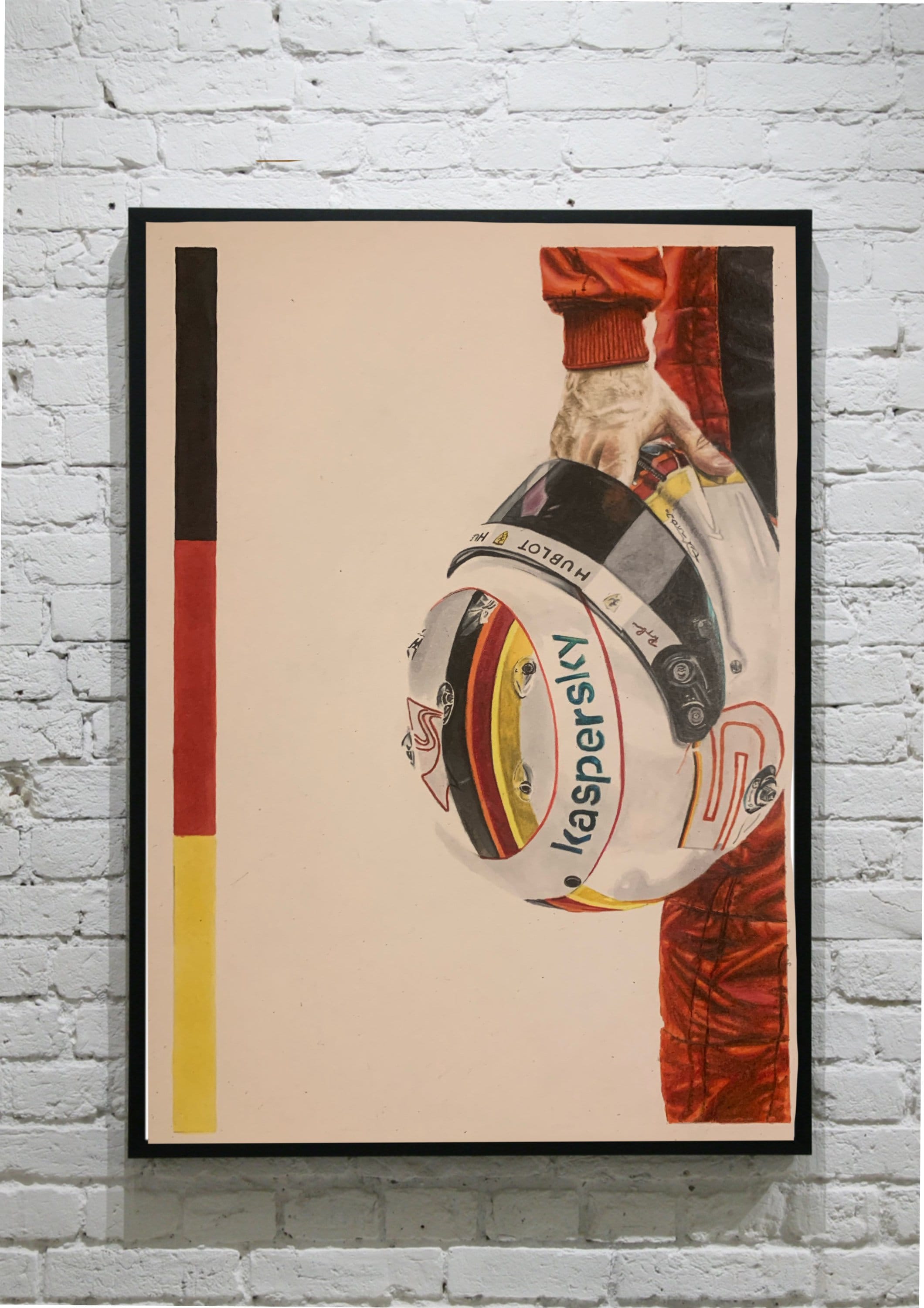 2 Sebastian Vettel Choice of frame. A4 signed mounted picture poster 