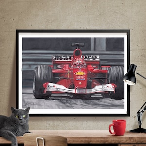 Micheal Schumacher - Print Monaco 2001
