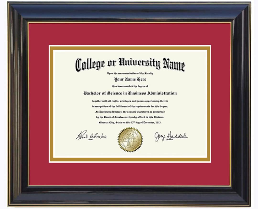 Diploma Frame 8x6,9x7,10x8,11x8.5,12x9,13x10,14x11,15x12,12x15,16x12,12x16,17x11,11x17,17x14