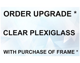 UPGRADE-Add a Clear Plexiglass to your frame.