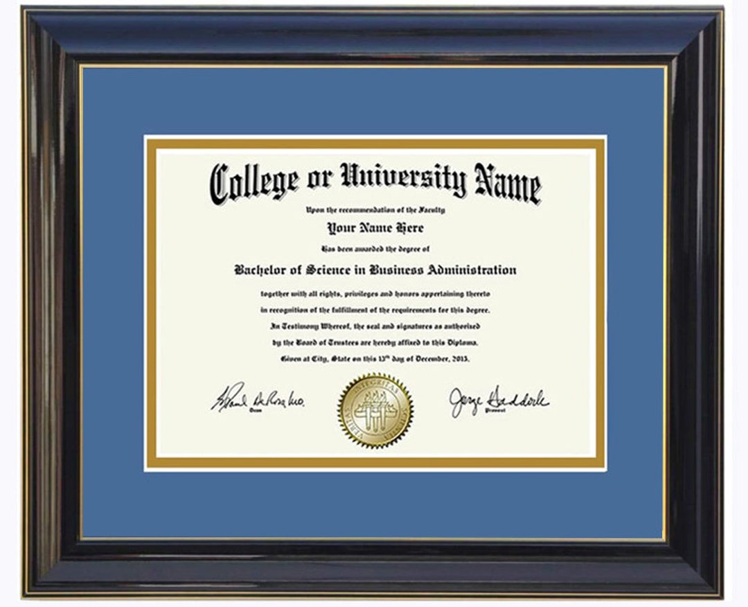 Diploma Frame 8x6,9x7,10x8,11x8.5,12x9,13x10,14x11,15x12,12x15,16x12,12x16,17x11,11x17,17x14