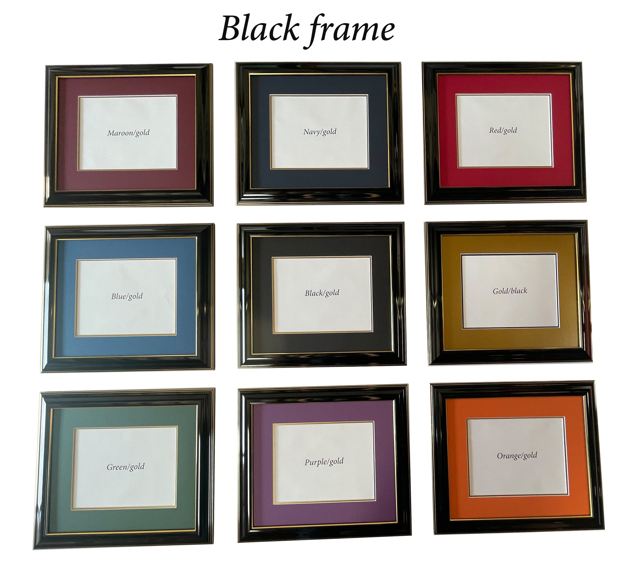 Triple Diploma Frame 5x78x69x710x811x8.512x913x1014x11 Etsy