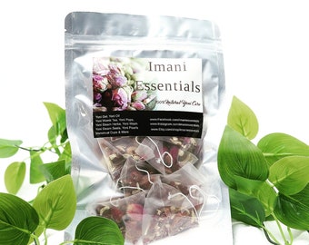 WOMB CARE TEA Bags for Drinking - Women's Wellness Cleanse Tea - 10 Herbal Tea Bags - Purify Yoni Detox Tea - 100% Natural Tea for Women -