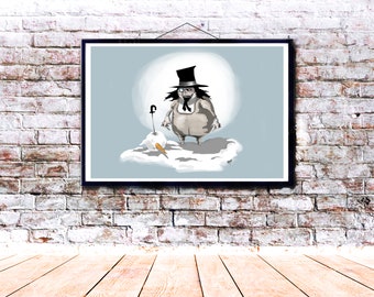 Penguin 13" x 19"