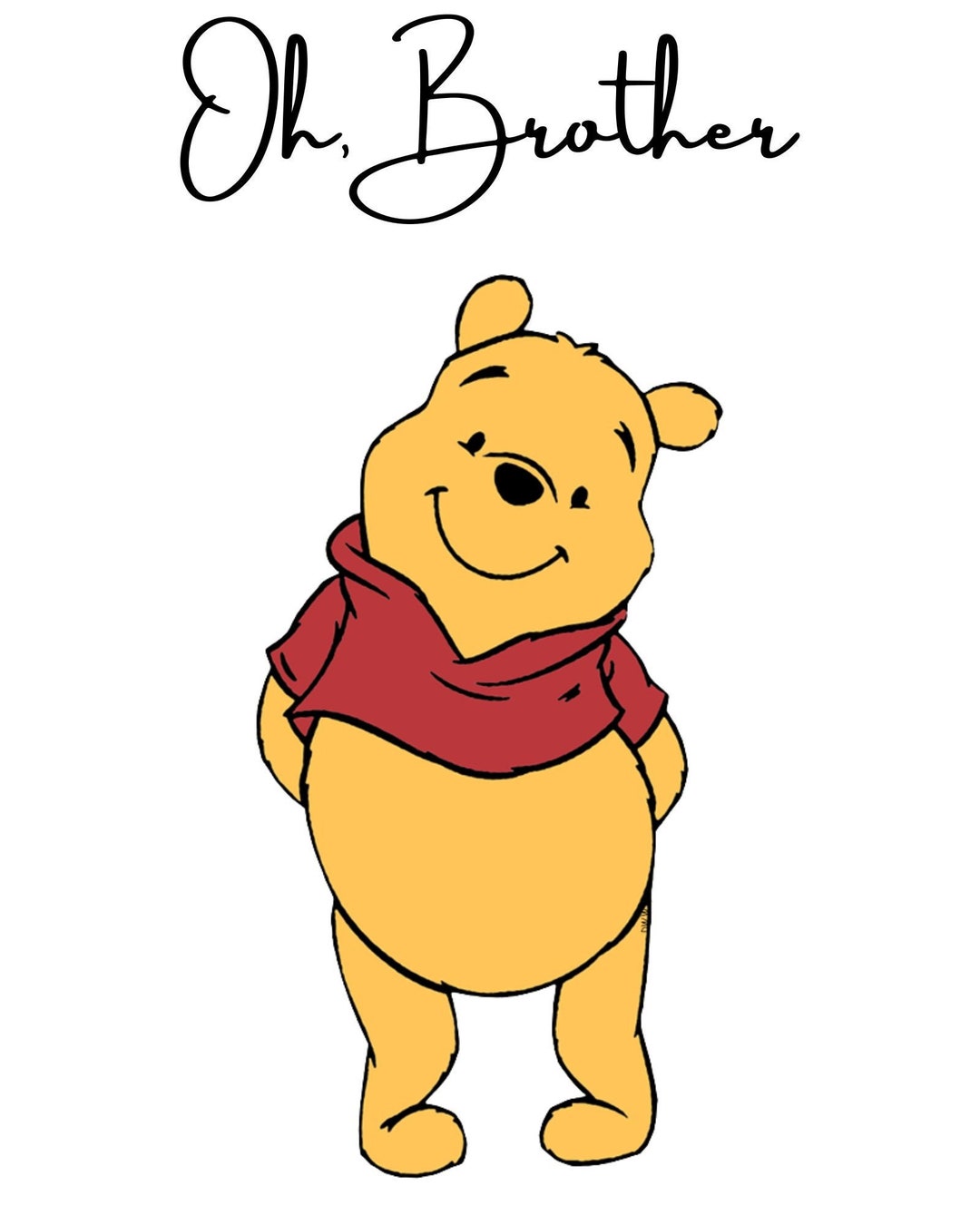 Oh, Brother Winnie the Pooh Svg, Png, Pdf, Jpg Etsy