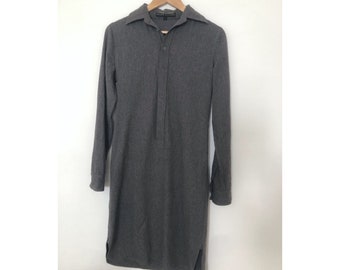 Vintage Gray Wool Ralph Lauren Dress