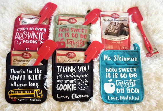 Teacher gift pot holder