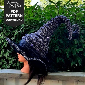 Mystical Witch Hat - Crochet Pattern