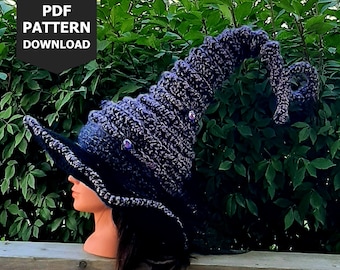 Mystical Witch Hat - Crochet Pattern
