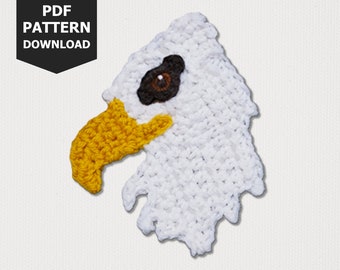 American Bald Eagle - Applique - Crochet Pattern